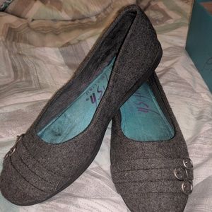 Blowfish Grey 2Tone Flannel Shoes